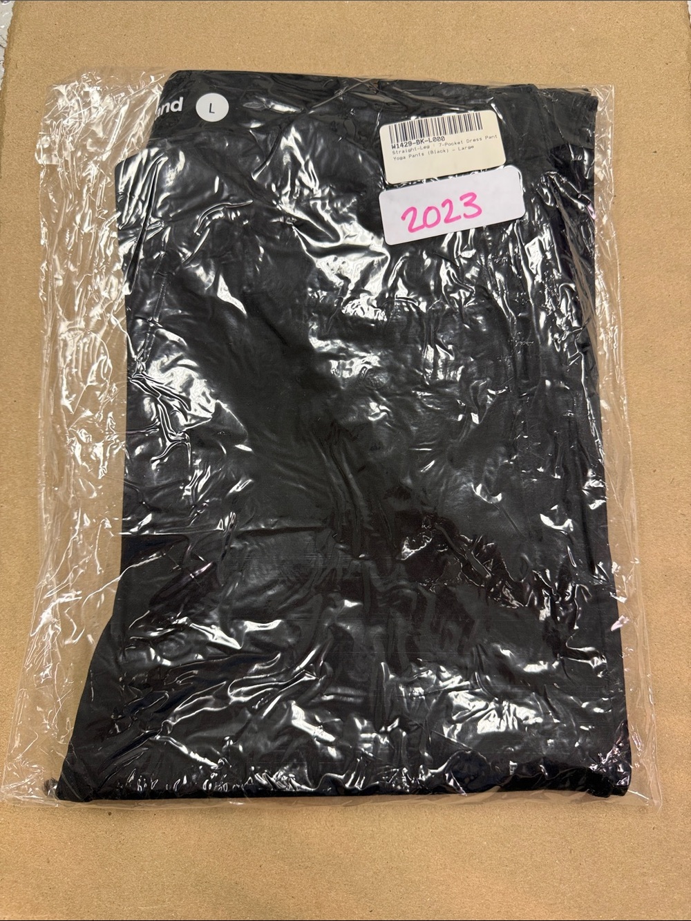 New Betabrand Black Straight 7 Pocket Dress Pant Yoga Pants Large